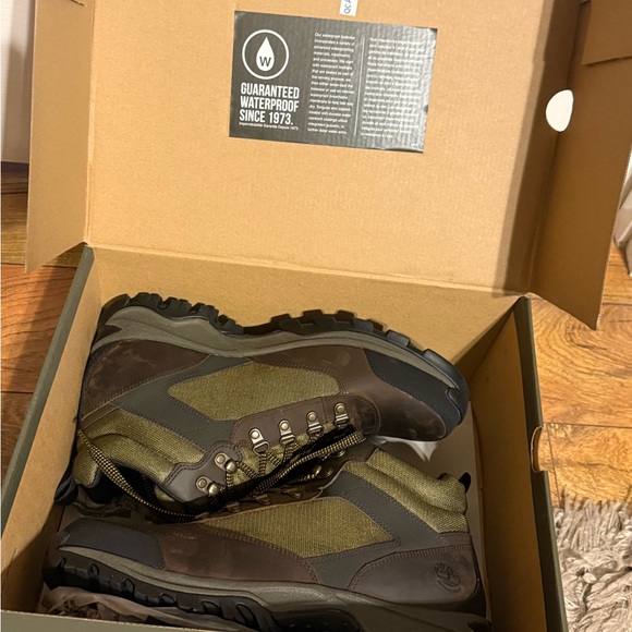 Timberland Keele Ridge Men's Olive Rain & Snow Boots - Picture 6 of 8